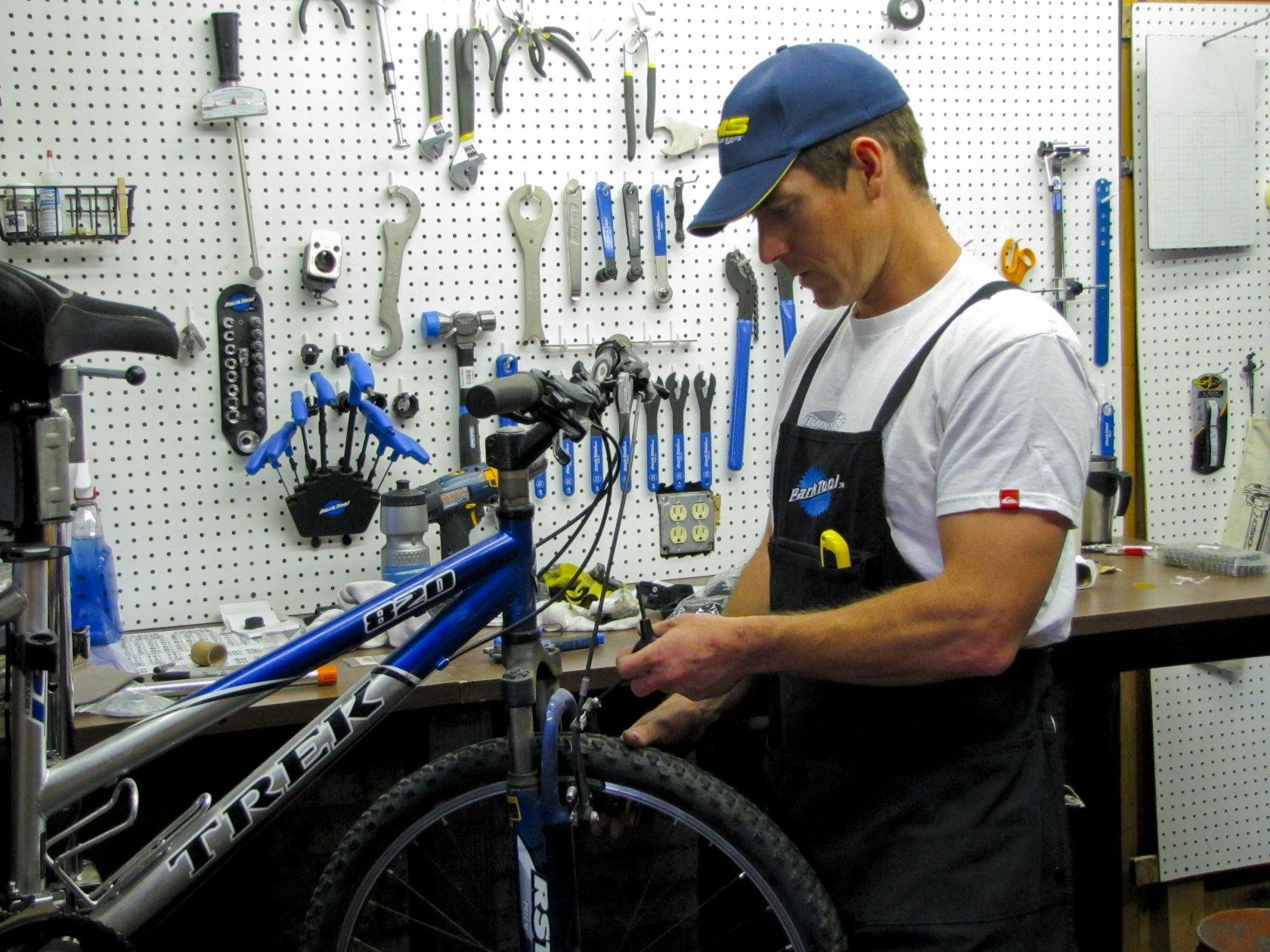 Preparing the bike for a long journey